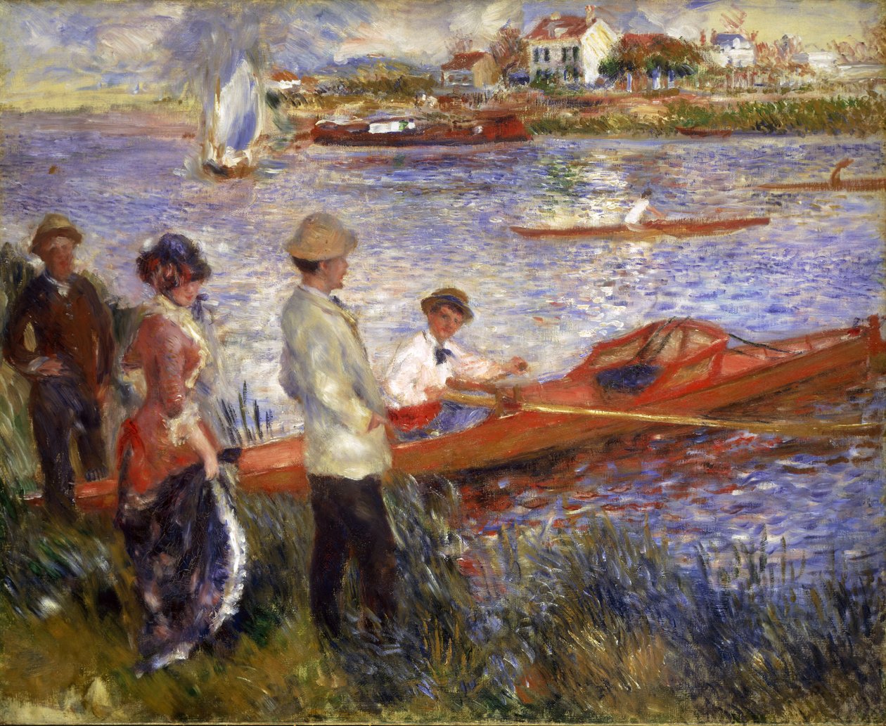 Wioślarze w Chatou autorstwa Pierre Auguste Renoir