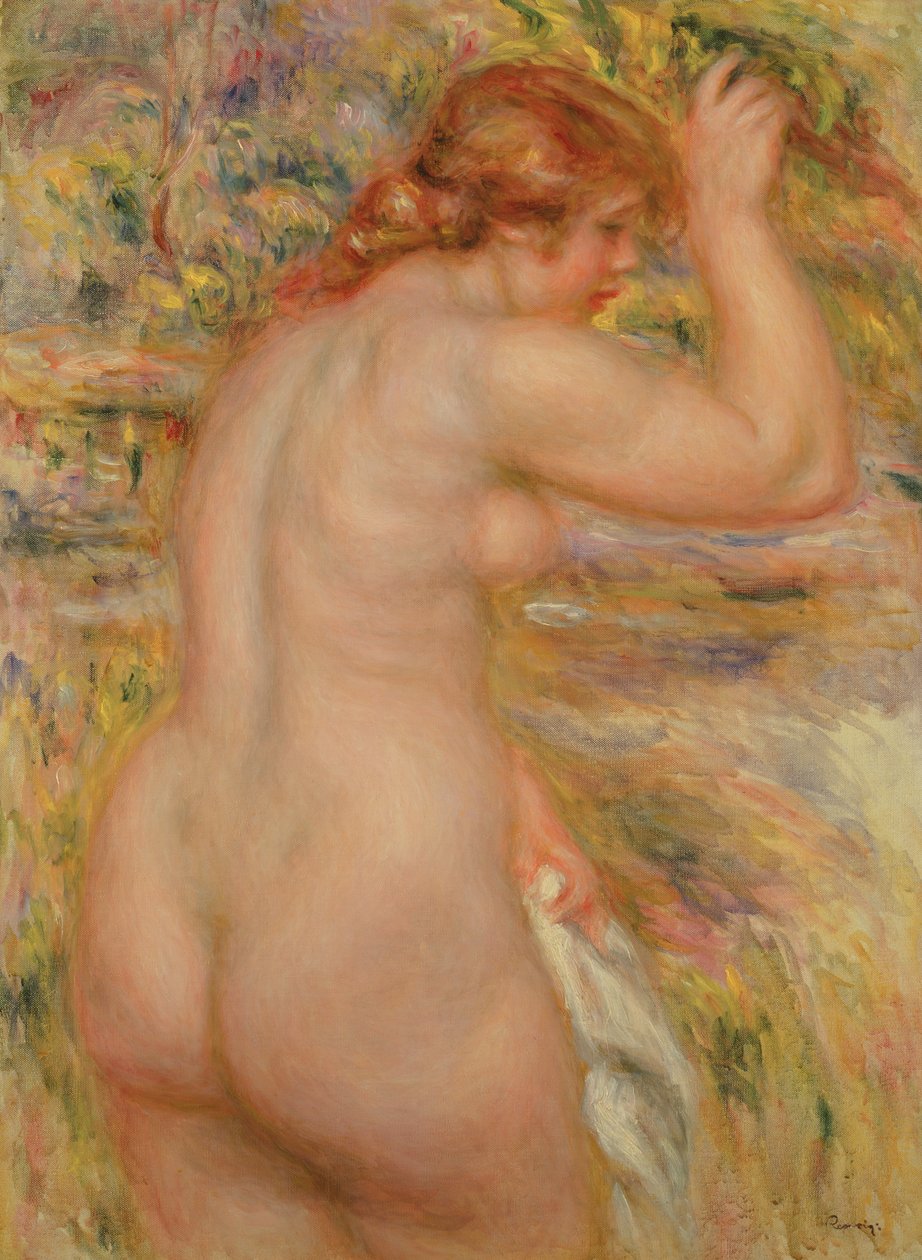 Stojący nago autorstwa Pierre Auguste Renoir
