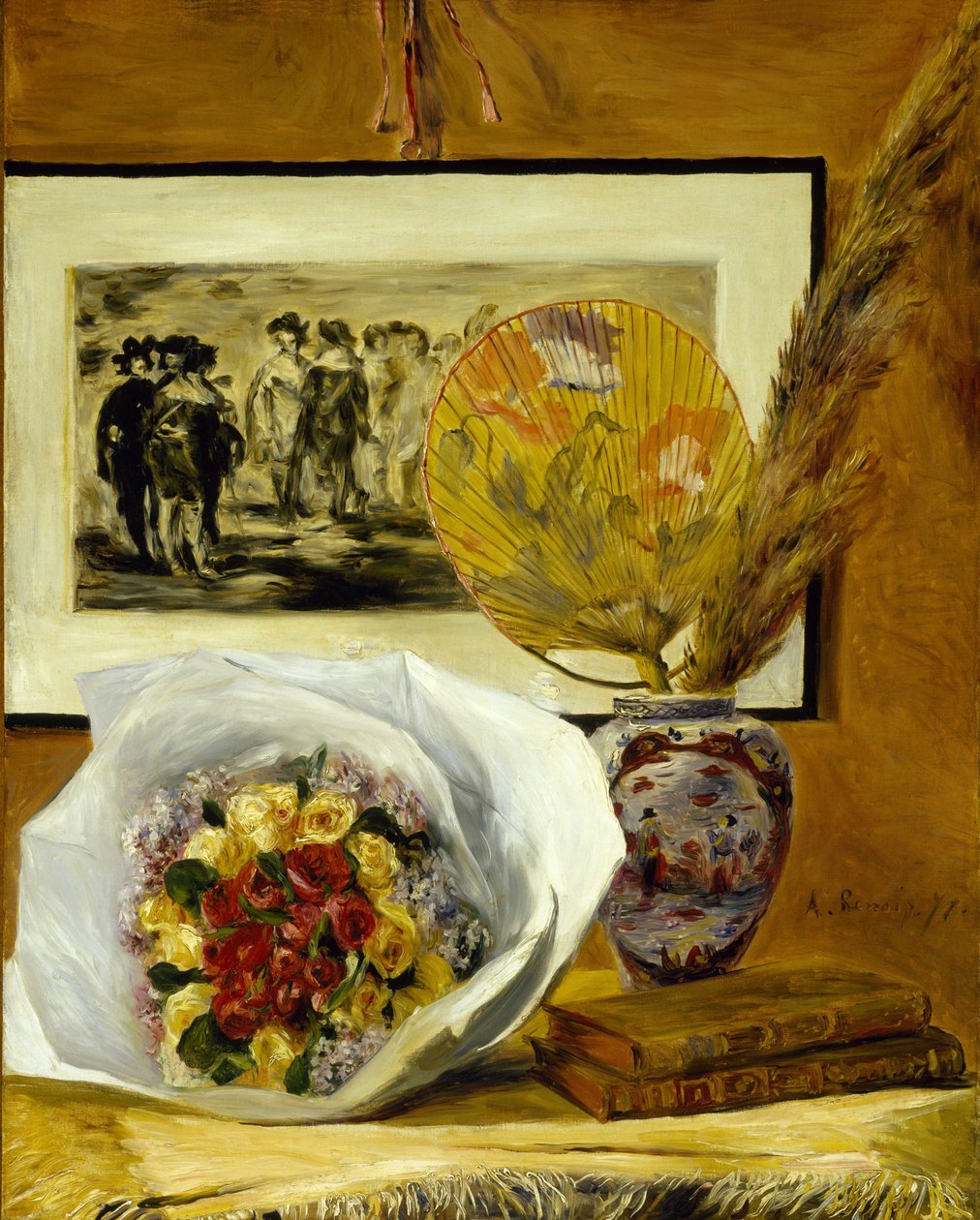 Martwa natura z bukietem autorstwa Pierre Auguste Renoir