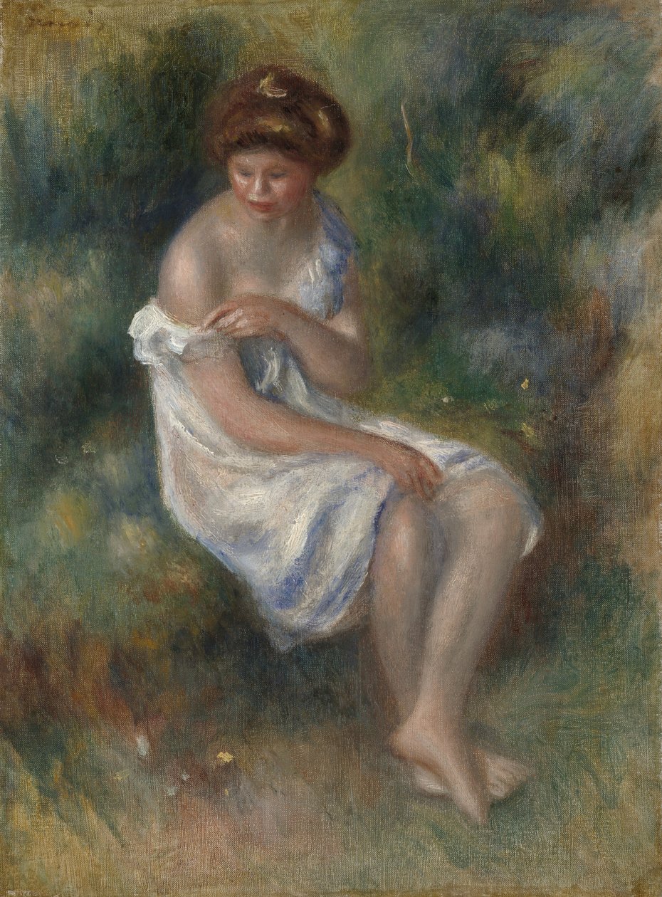 Kąpiący się, ok. 1900 autorstwa Pierre Auguste Renoir