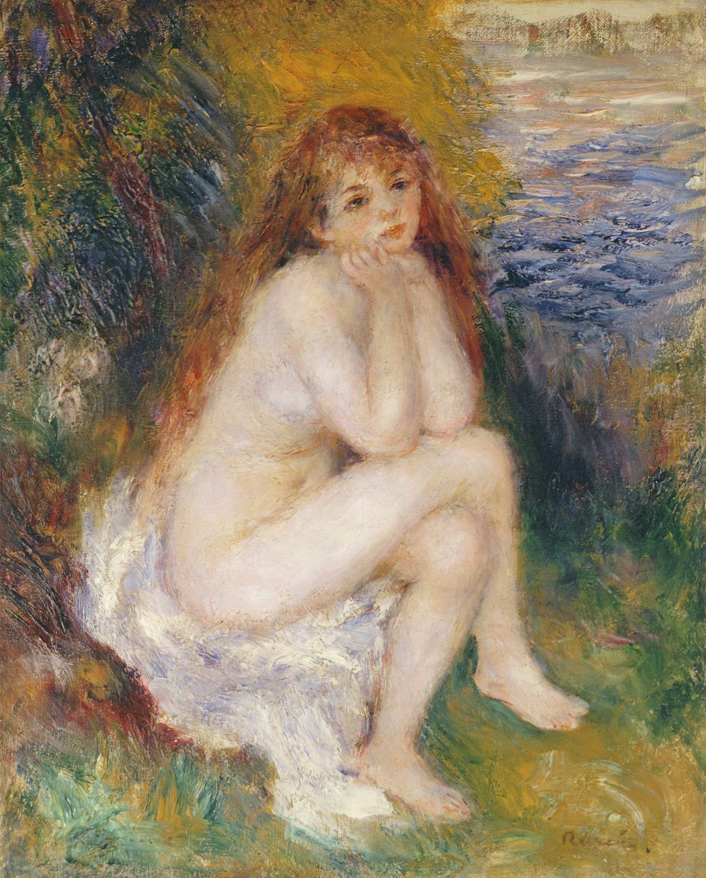 Najada, 1876 r. autorstwa Pierre Auguste Renoir