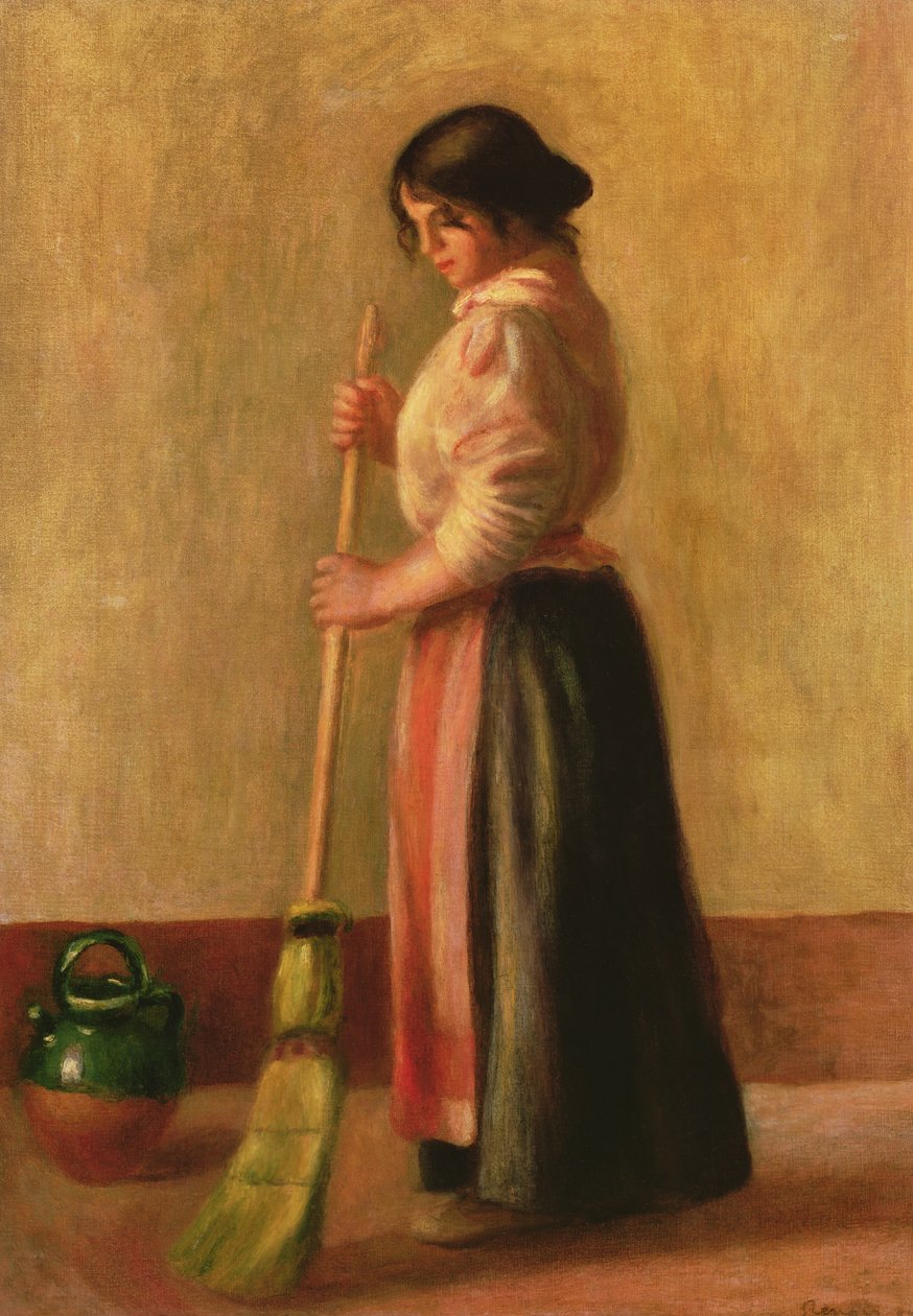 Zamiatacz, 1889 autorstwa Pierre Auguste Renoir