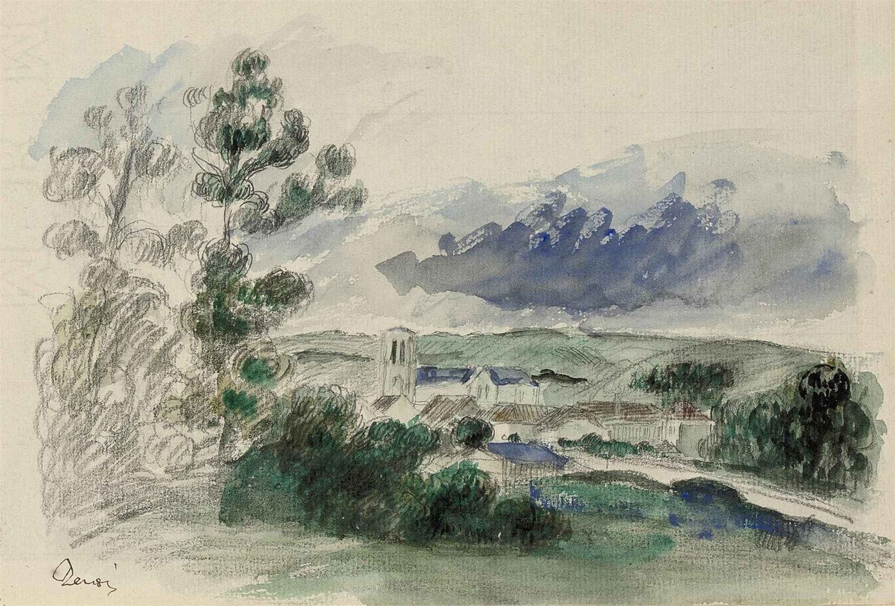 Wieś autorstwa Pierre Auguste Renoir