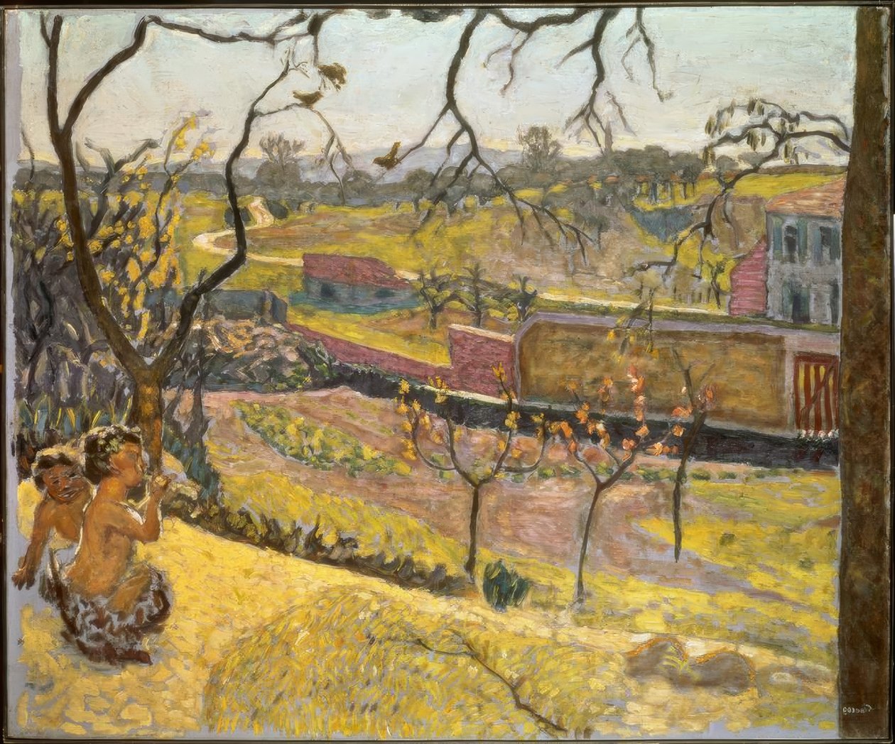Początek wiosny. Małe fauny autorstwa Pierre Bonnard