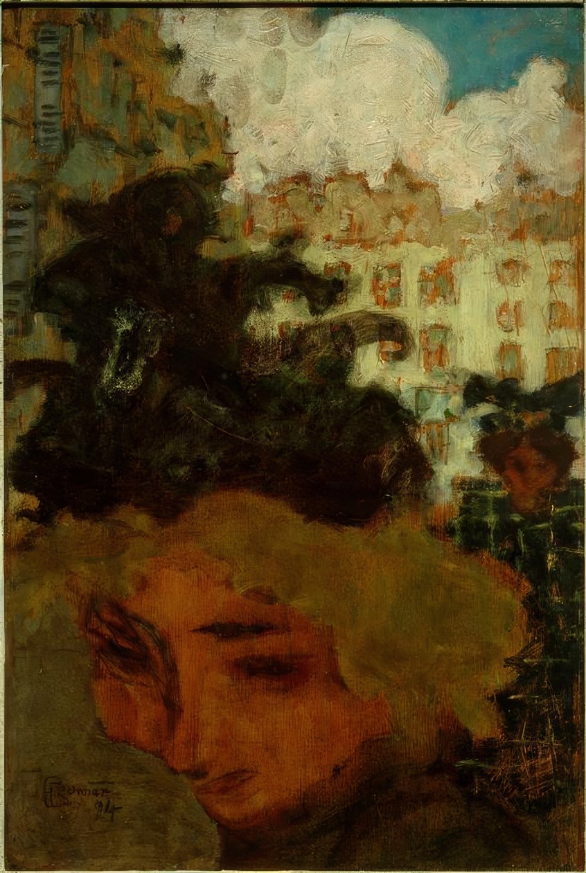 Chodząca dziewczyna autorstwa Pierre Bonnard
