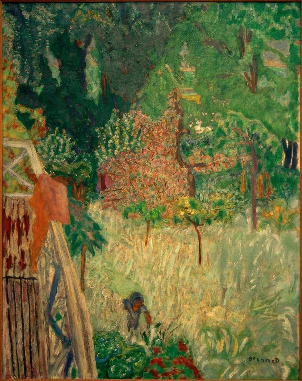 Le Balcon à Vernonnet / Kwitnąca jabłoń autorstwa Pierre Bonnard