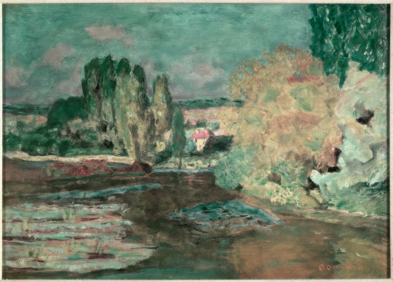 Widok na Sekwanę autorstwa Pierre Bonnard