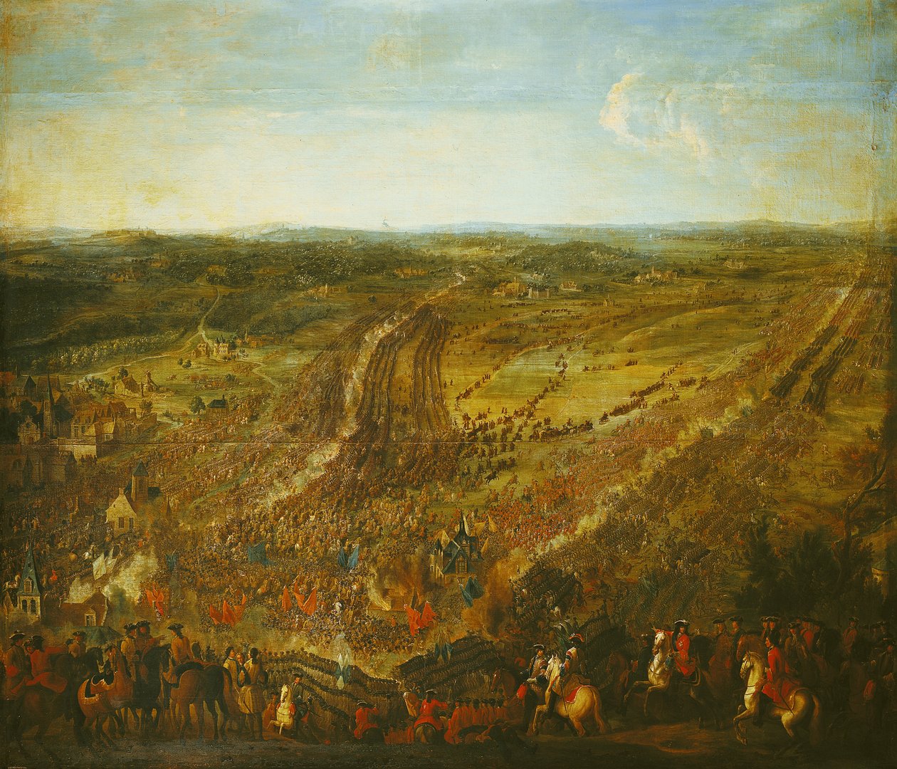 Bitwa pod Fleurus, 1 lipca 1690 autorstwa Pierre Denis Martin