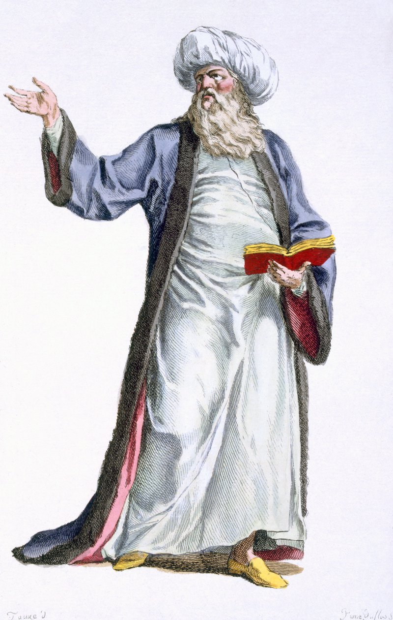 Wielki Mufti, 1780 r. autorstwa Pierre Duflos