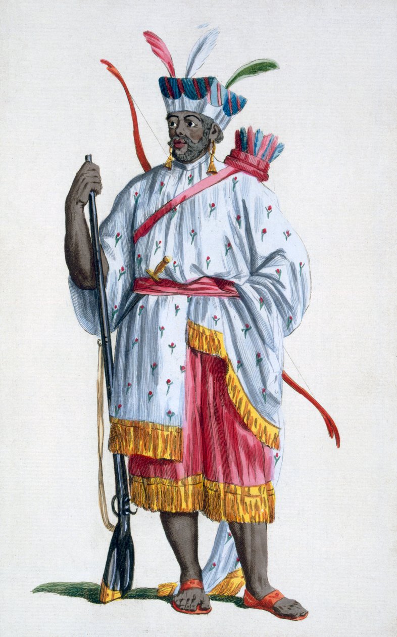 Nyai, władca Bali, 1780 r. autorstwa Pierre Duflos