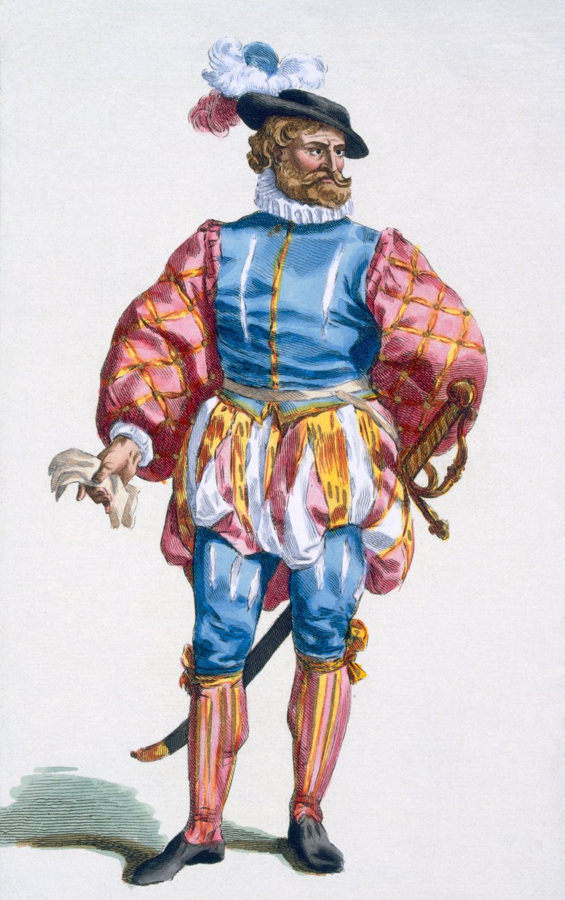 Oficer armii szwajcarskiej, 1780 autorstwa Pierre Duflos