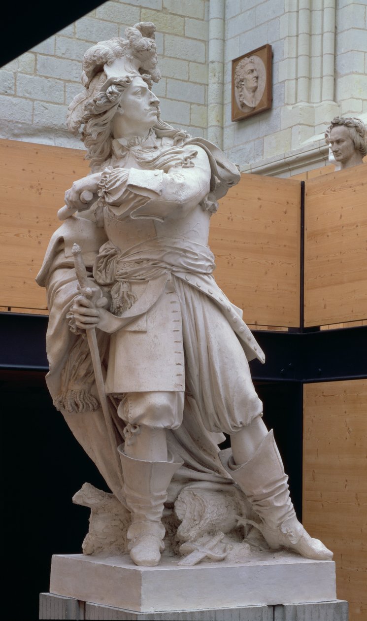 Ludwik II, 4. książę Burbon i Conde (1621-86), 1817 (tynk) autorstwa Pierre Jean David d