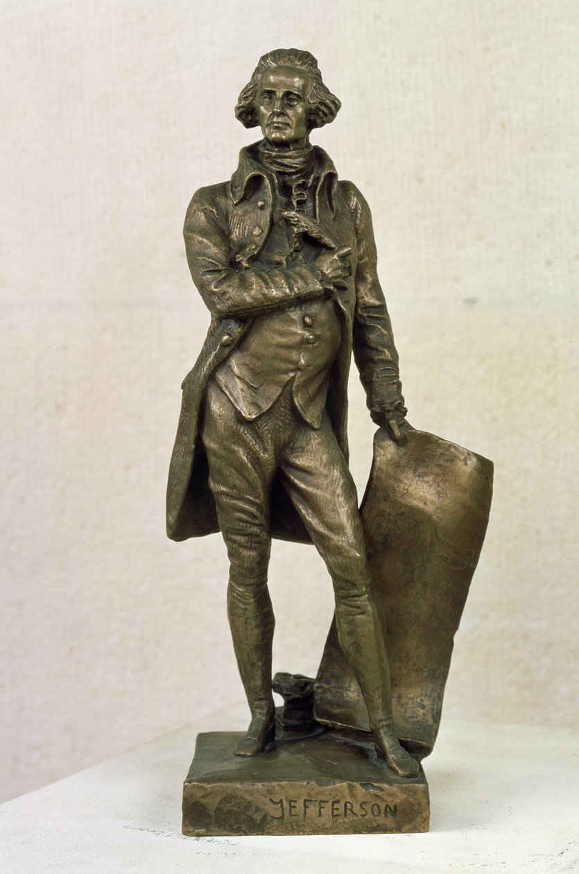 Thomas Jefferson (1743-1826) (brąz) autorstwa Pierre Jean David d