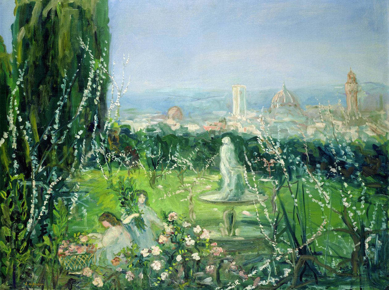 Widok Florencji, ok. 1909 r. autorstwa Pierre Laprade