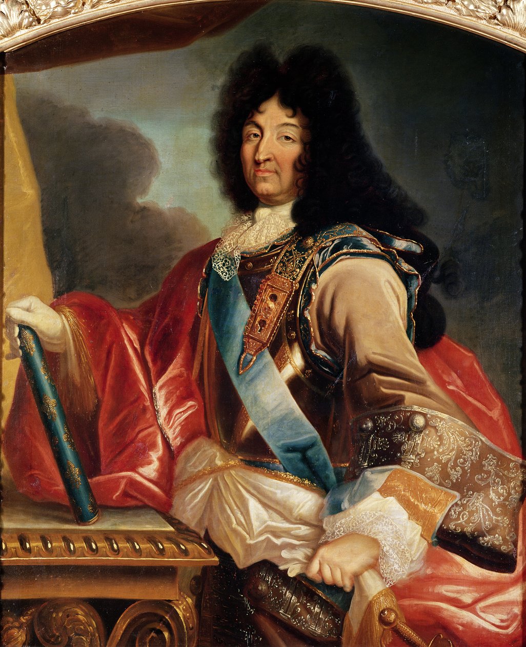 Liudviko XIV (1638-1715) poli portretas autorstwa Pierre Mignard