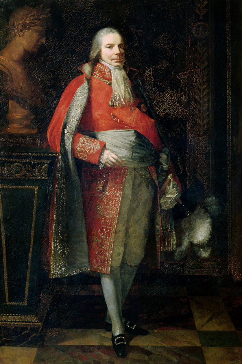 Portret Charlesa Maurice de Talleyrand-Périgord (1754-1838) 1807 autorstwa Pierre Paul Prudhon