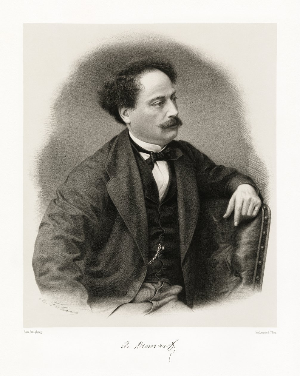 Aleksandra Dumasa, 1865-66 autorstwa Pierre Petit