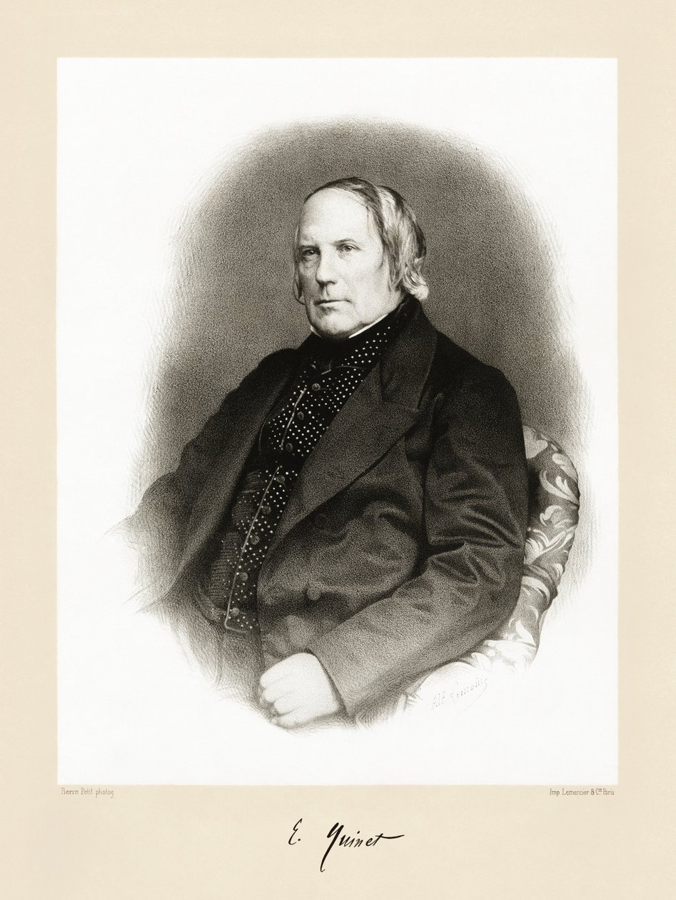 Edgar Quinet, 1865-66 autorstwa Pierre Petit