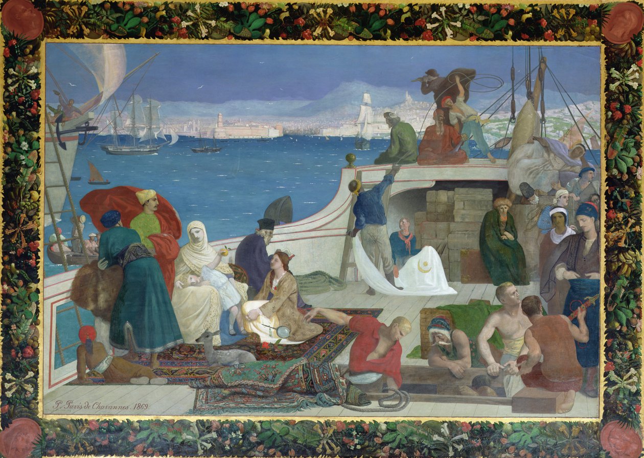Марсель, Дорно дахины хаалга, 1869 он autorstwa Pierre Puvis de Chavannes