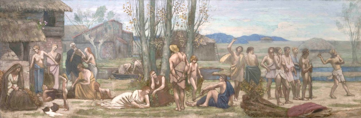 Ludus Pro Patria, czyli gra dla jednego kraju autorstwa Pierre Puvis de Chavannes