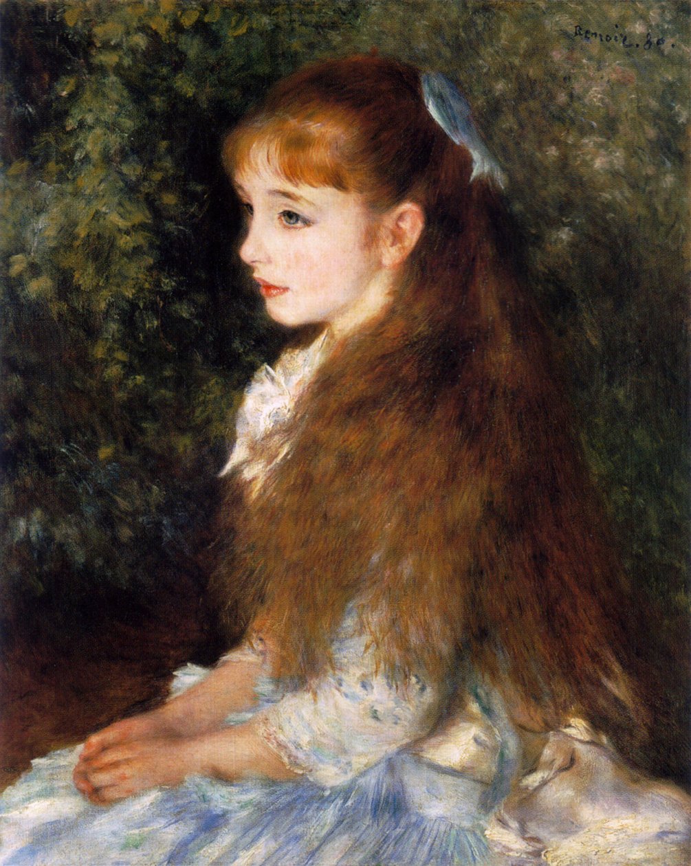 Mlle Irene Cahen dAnversnangielski: Mlle Irene Cahen dAnversn autorstwa Pierre Auguste Renoir