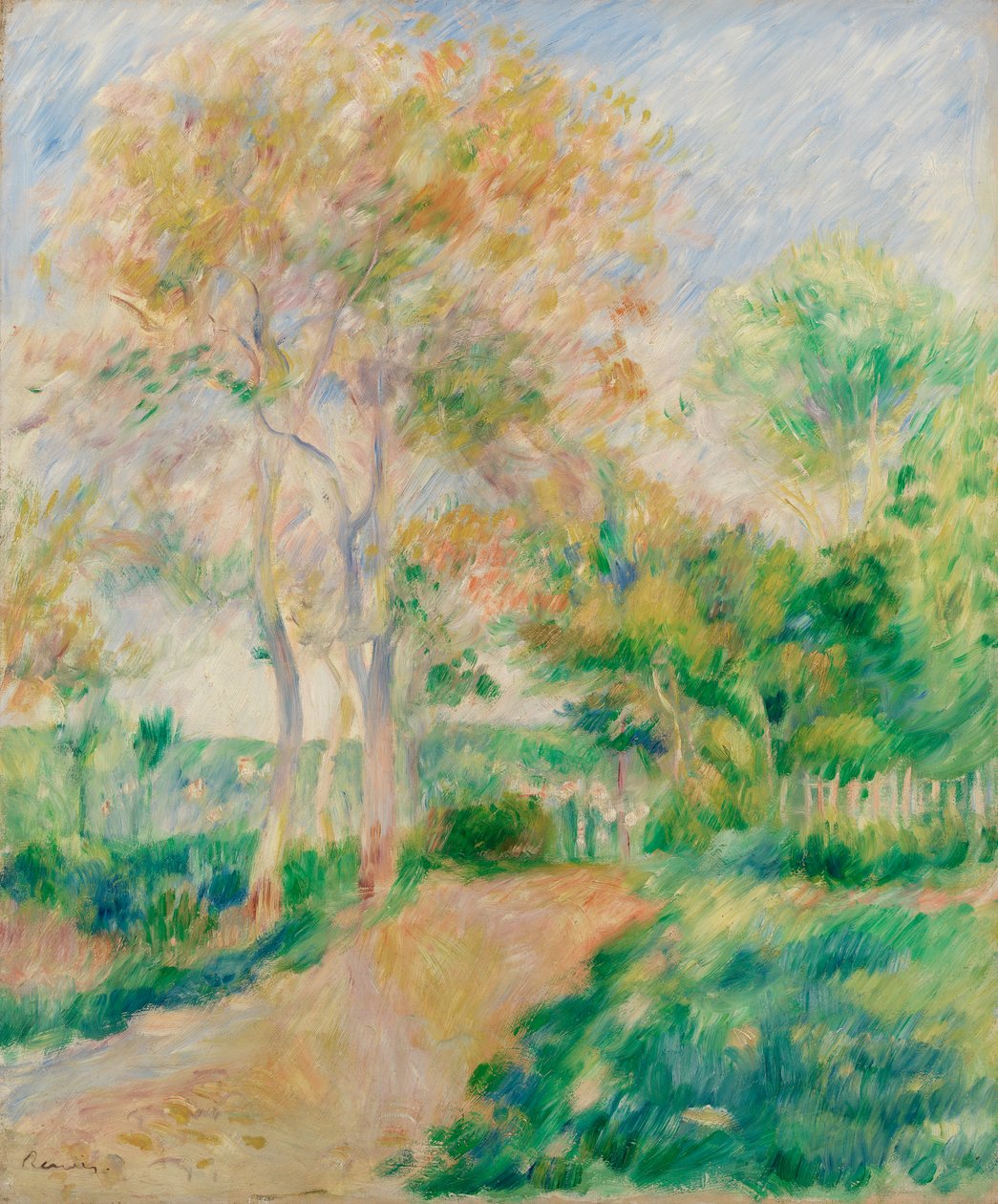 Jesienny krajobraz autorstwa Pierre Auguste Renoir