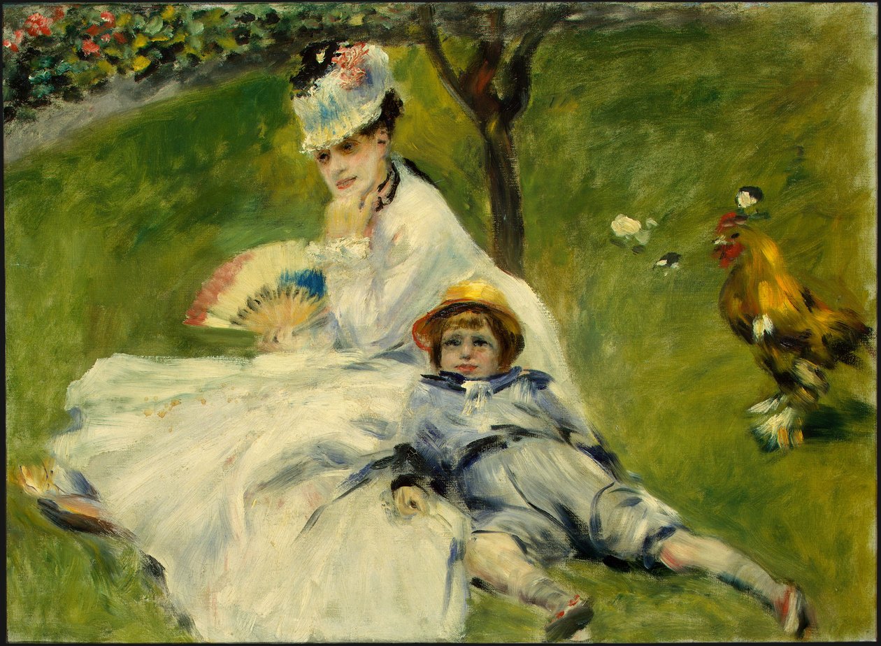 Madame Monet i jej syn autorstwa Pierre Auguste Renoir