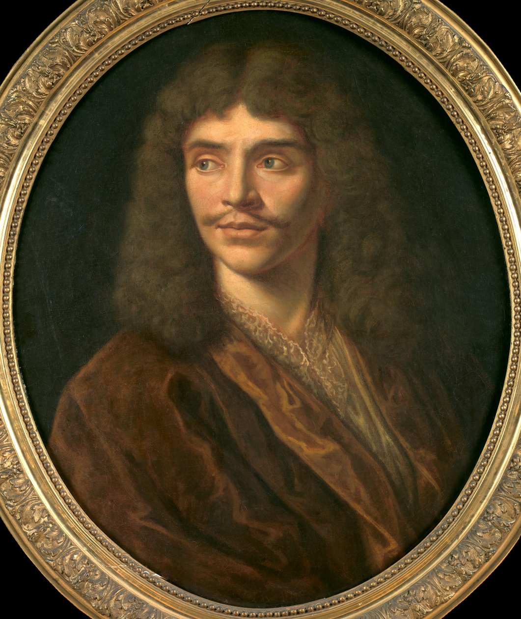 Portret Moliera autorstwa Pierre (follower of) Mignard