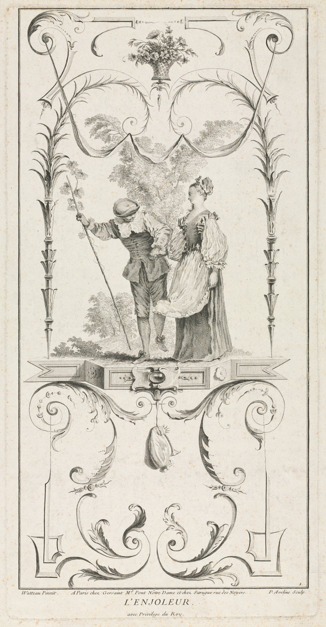 Przybijak, Arabeska autorstwa Pierre Alexandre Aveline