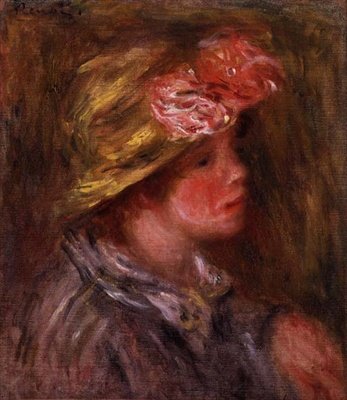 Andree, ok. 1917 (olej na płótnie) autorstwa Pierre Auguste Renoir