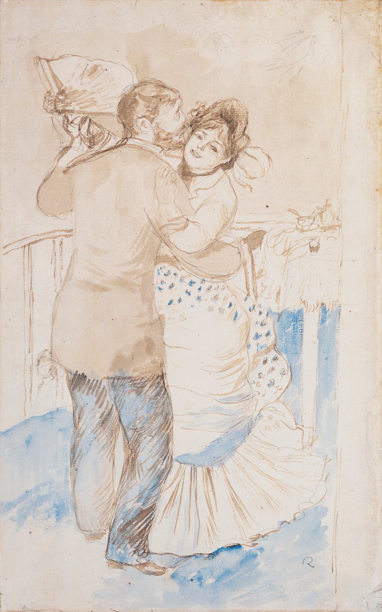 Taniec wiejski, 1883 autorstwa Pierre Auguste Renoir