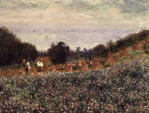 Wieś w Berneval autorstwa Pierre Auguste Renoir