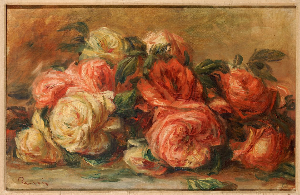 Wyrzucone róże autorstwa Pierre Auguste Renoir