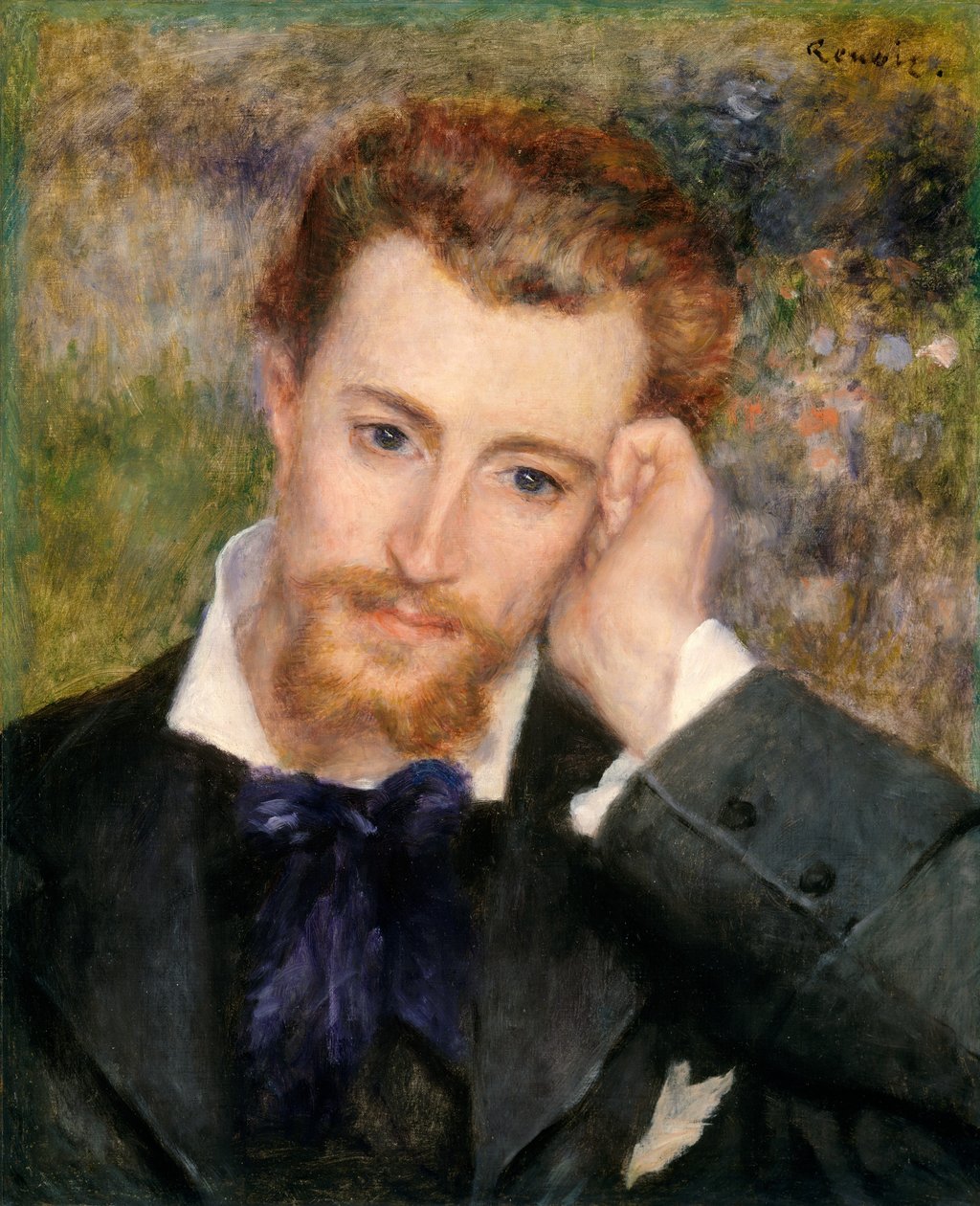 Eugène Murer Hyacinthe-Eugène Meunier, 1841-1906, 1877. autorstwa Pierre Auguste Renoir