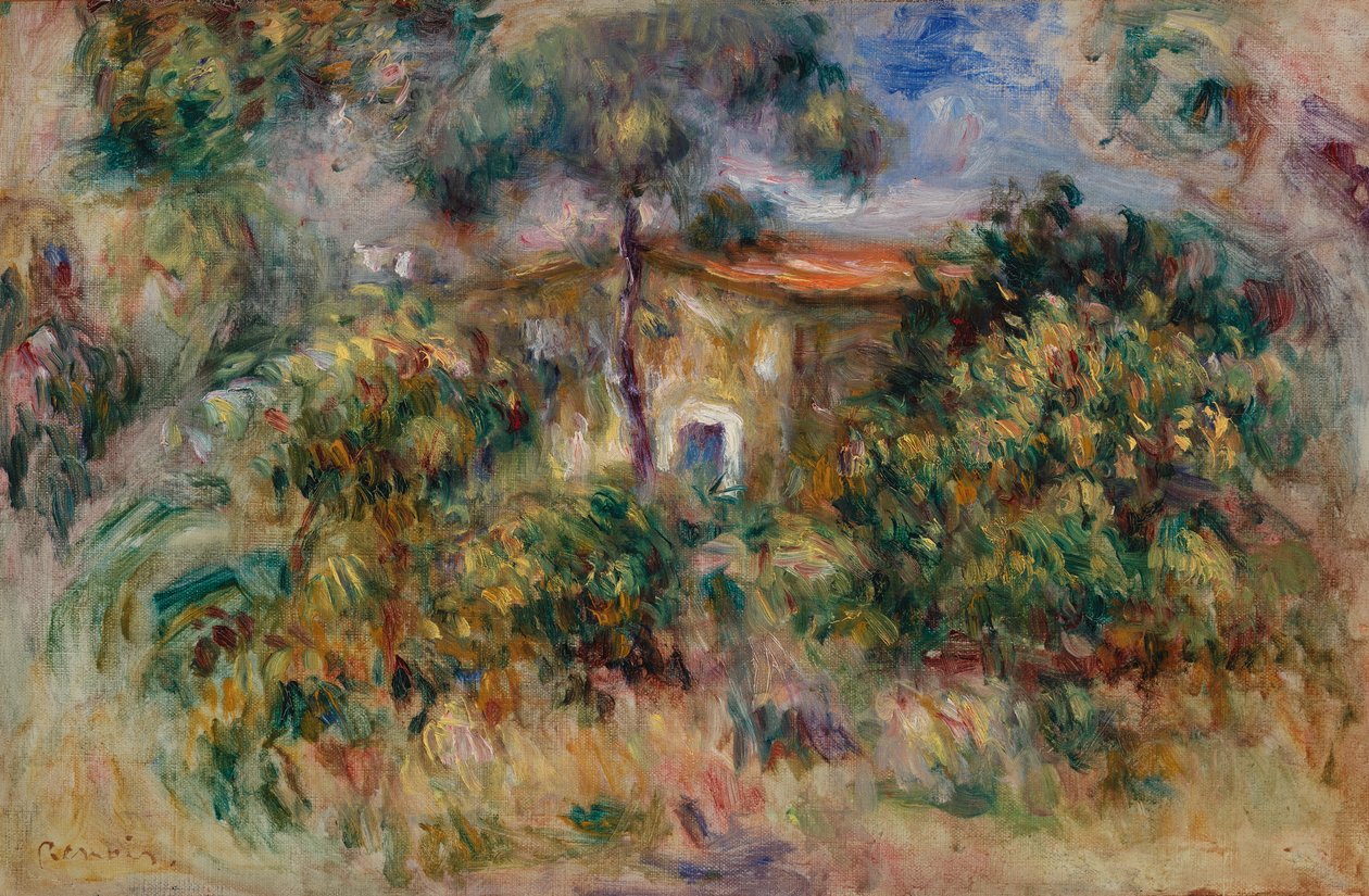 Dom wiejski autorstwa Pierre Auguste Renoir