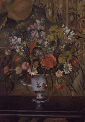 Kwiaty w wazonie autorstwa Pierre Auguste Renoir