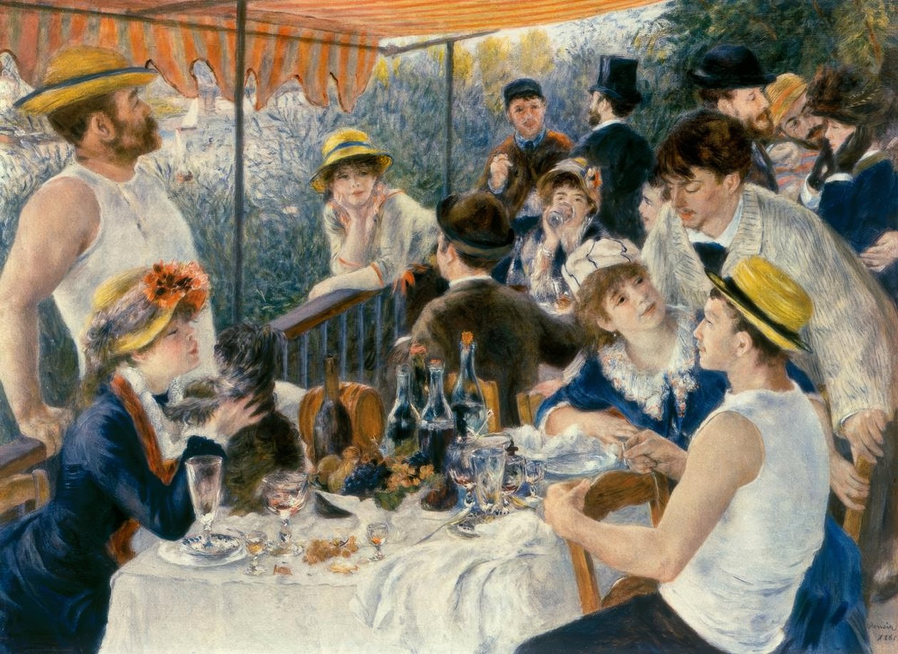 Śniadanie wioślarzy autorstwa Pierre Auguste Renoir