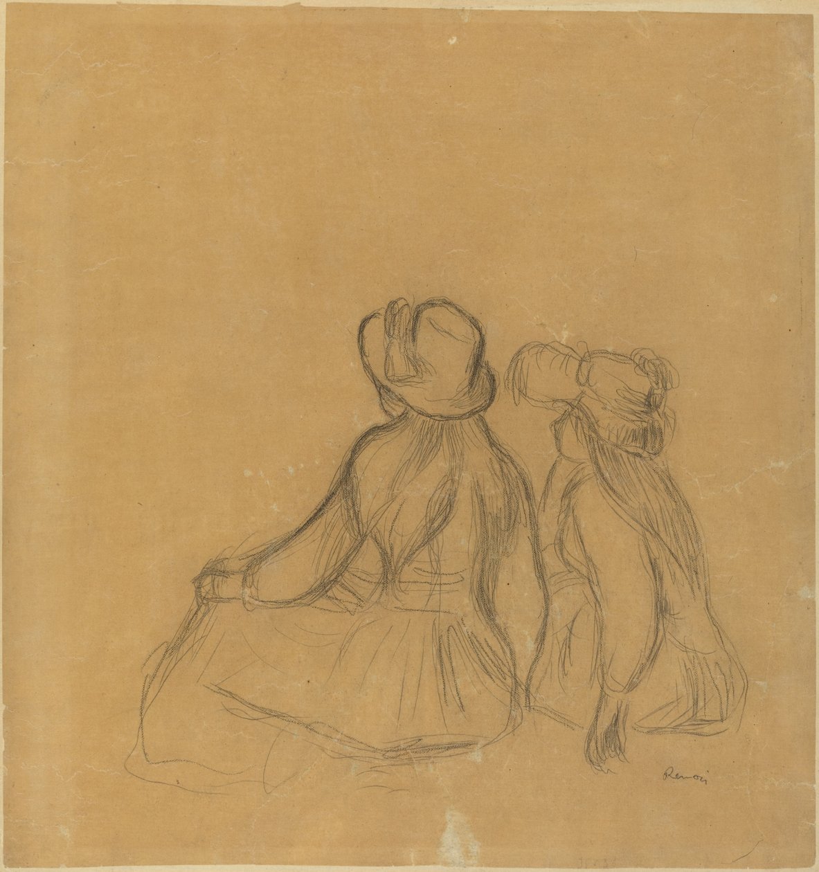 Dzieciństwo, ok. 1890. autorstwa Pierre Auguste Renoir