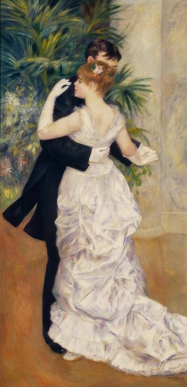 Taniec w mieście autorstwa Pierre Auguste Renoir