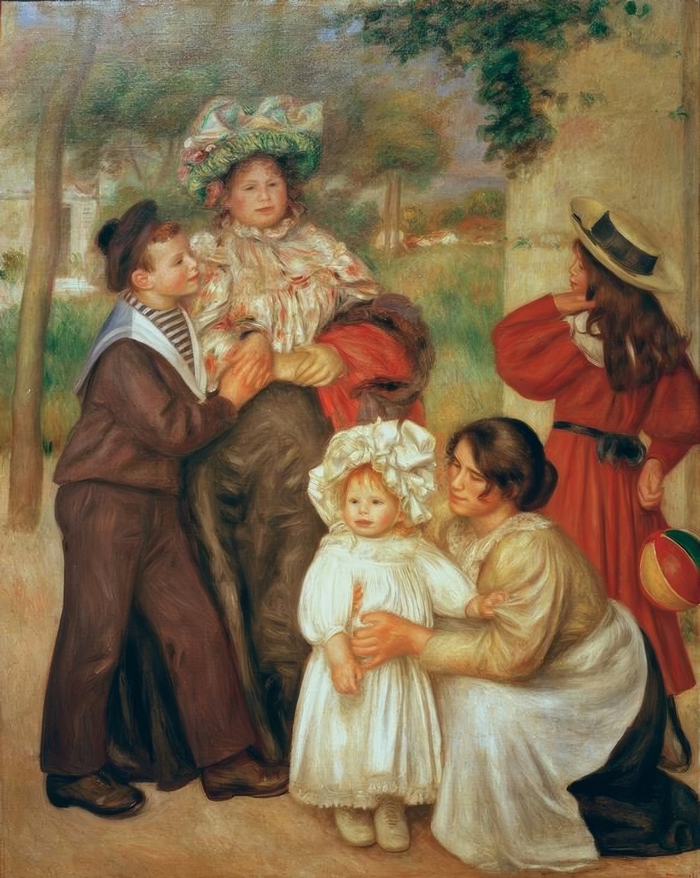 Rodzina artysty autorstwa Pierre Auguste Renoir