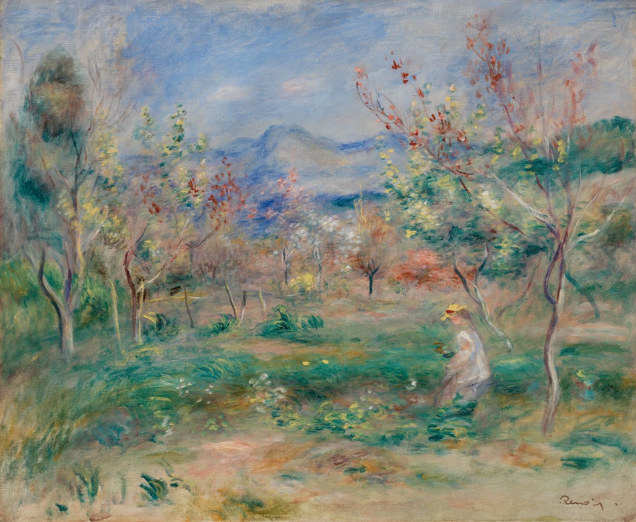 Krajobraz autorstwa Pierre Auguste Renoir