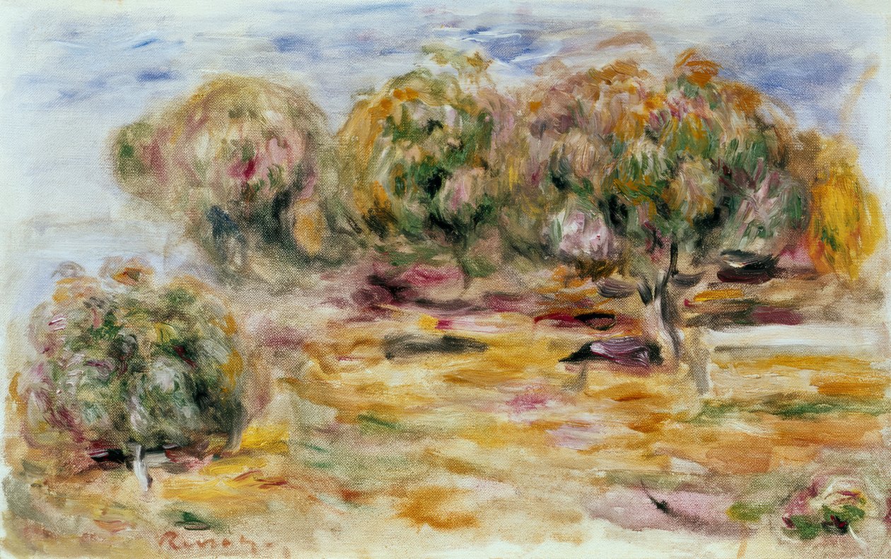 Ogród Collettes autorstwa Pierre Auguste Renoir