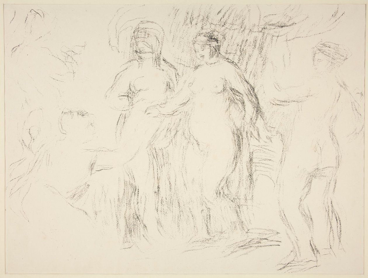 Kąpiący się autorstwa Pierre Auguste Renoir