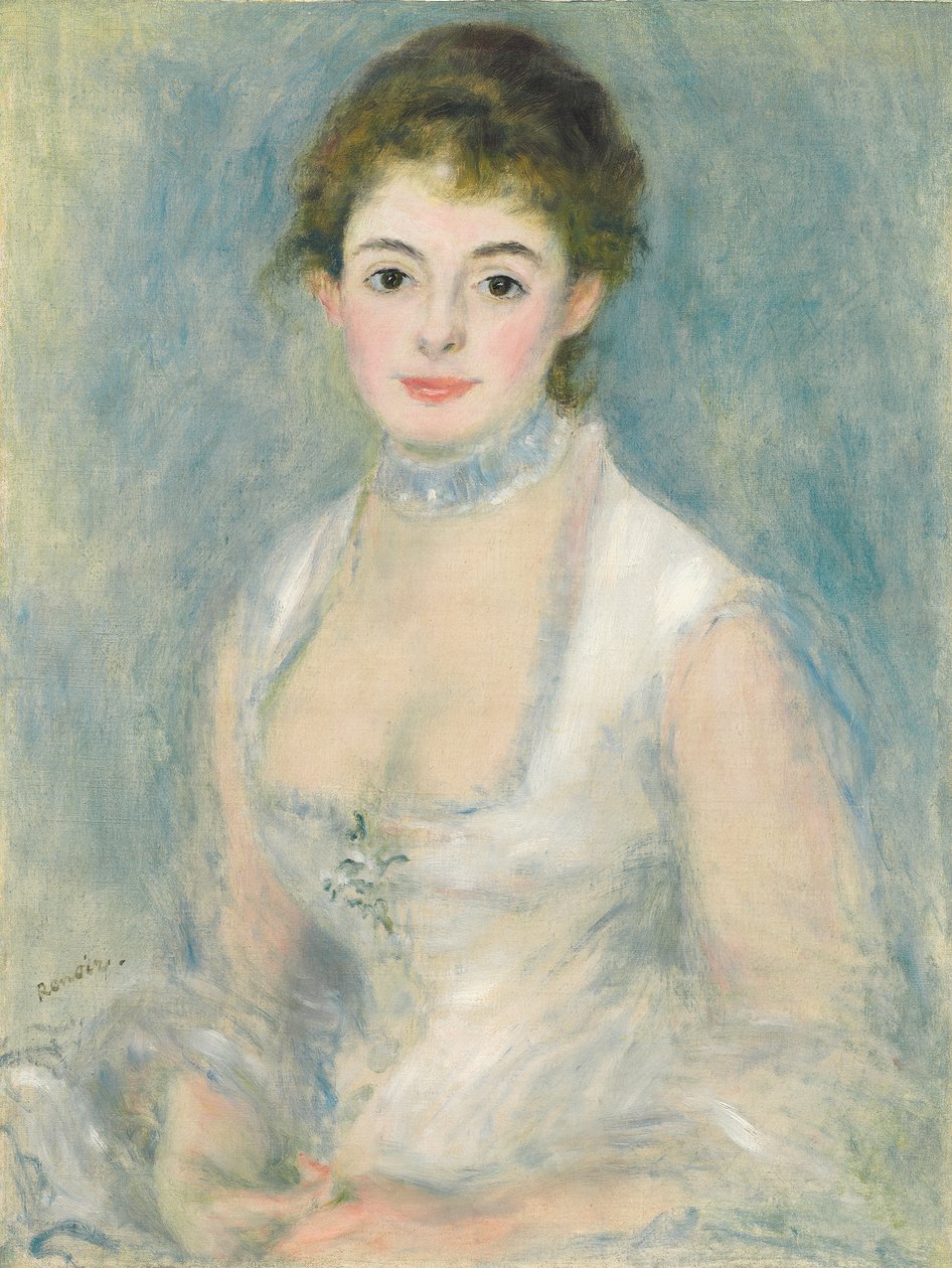 Madame Henriot, ok. 1876 r. autorstwa Pierre Auguste Renoir