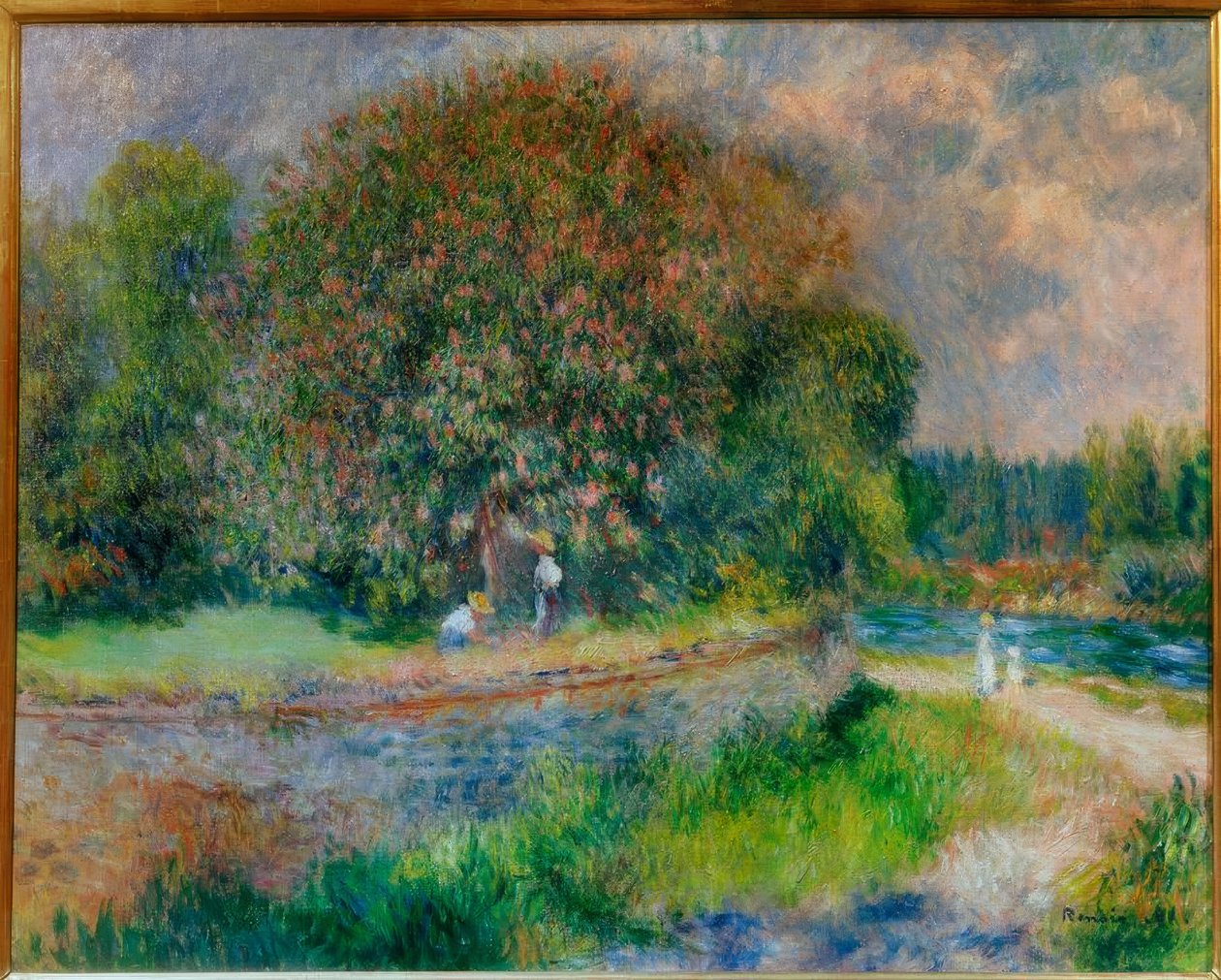 Kwitnący kasztanowiec autorstwa Pierre Auguste Renoir