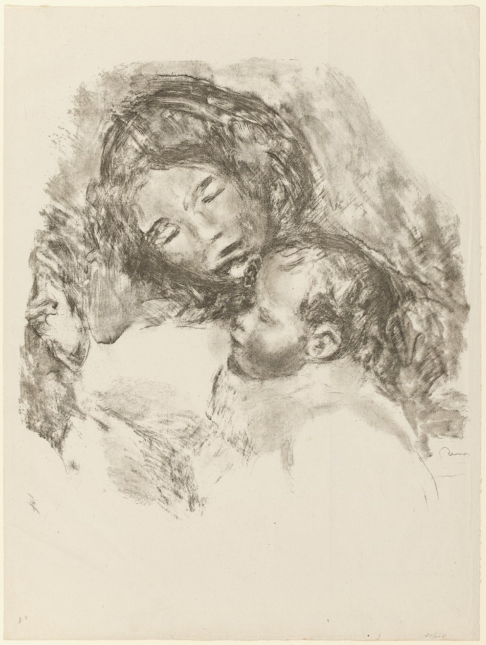 Macierzyński, duży talerz autorstwa Pierre Auguste Renoir