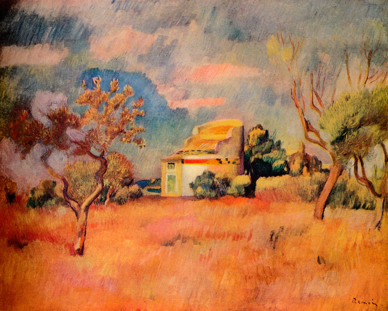 Mistral, XIX w. 1935. autorstwa Pierre Auguste Renoir