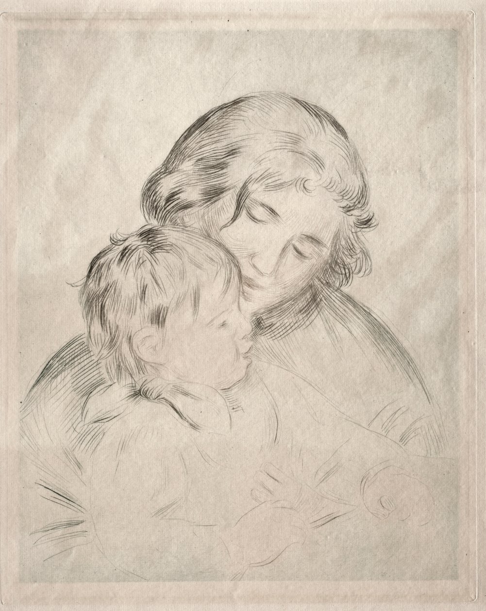Matka i dziecko autorstwa Pierre Auguste Renoir