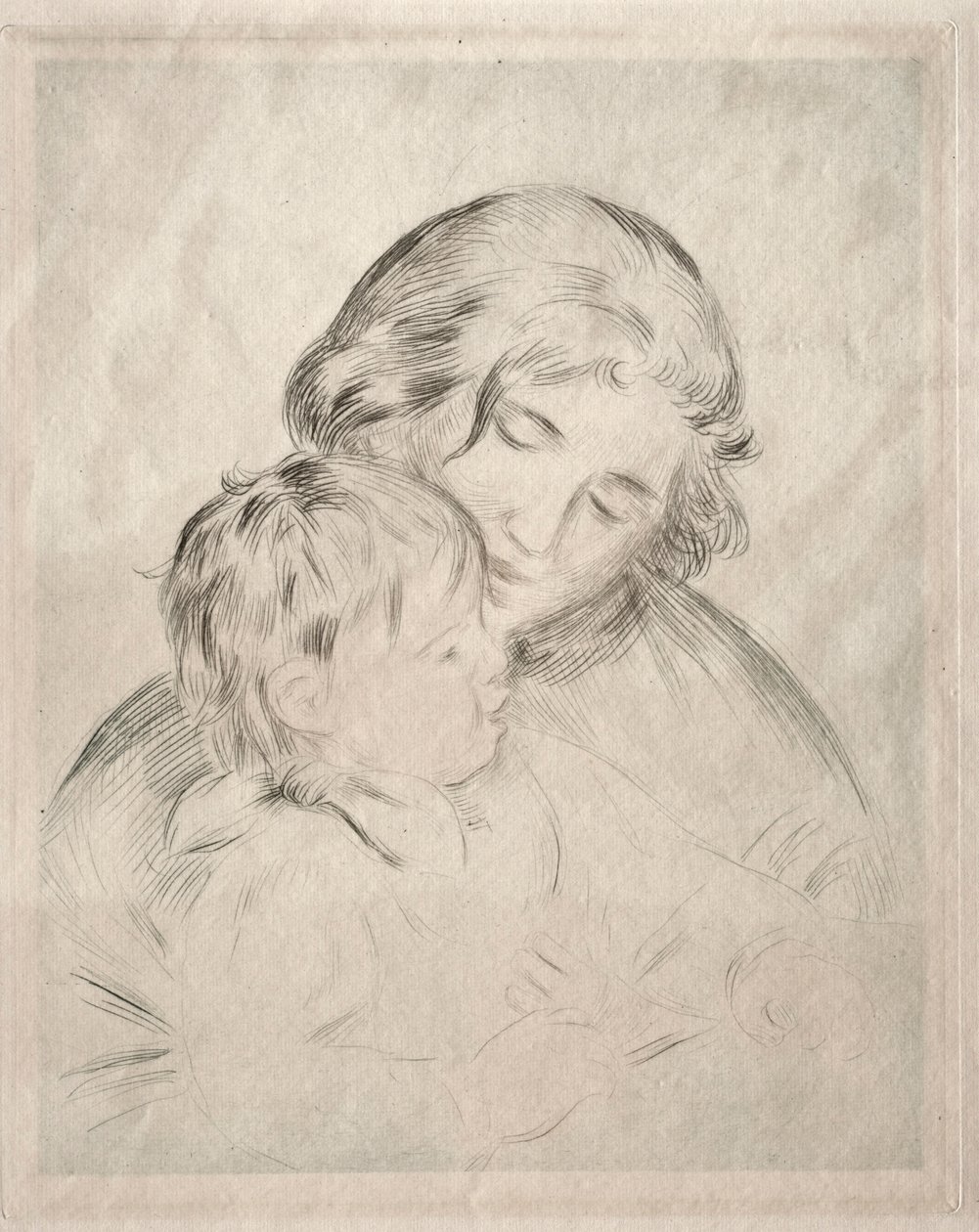 Matka i Dziecko, 1896. autorstwa Pierre Auguste Renoir