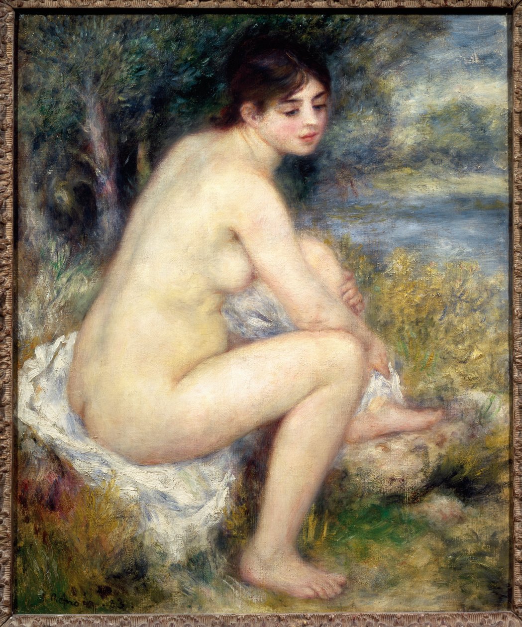 Naga kobieta w krajobrazie autorstwa Pierre Auguste Renoir